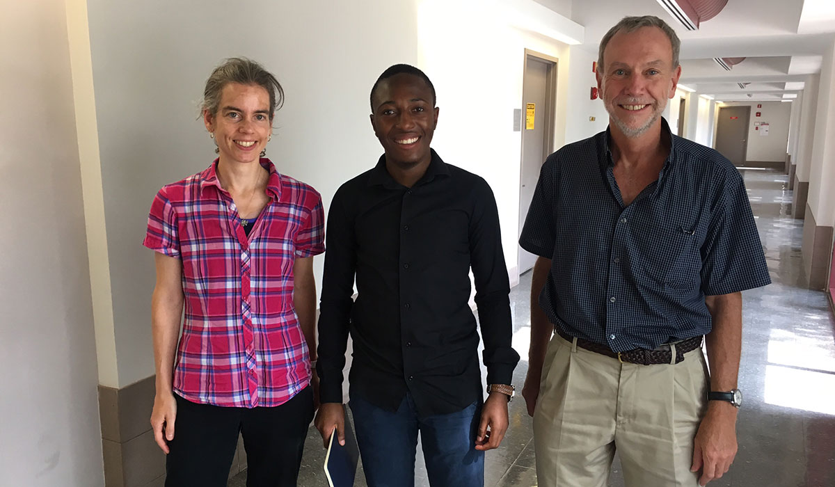 Tanja Horn, Blessed Ngwenya, and Ian Pegg