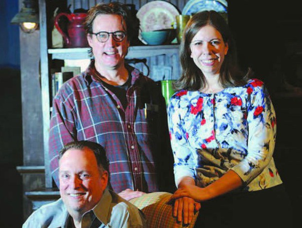 Vincent Lancisi, M.F.A. 1988, founding artistic director; Kyle Prue, B.F.A. 1989, director of production; and Laura Weiss, B.M. 2006, special assistant to the artistic director, of Everyman Theatre.