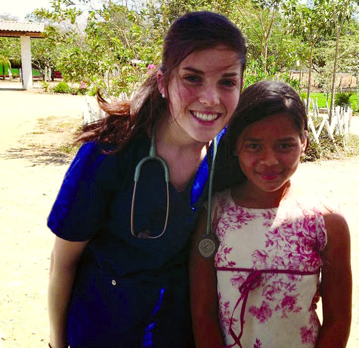 Meghan Twomey volunteering in Nicaragua