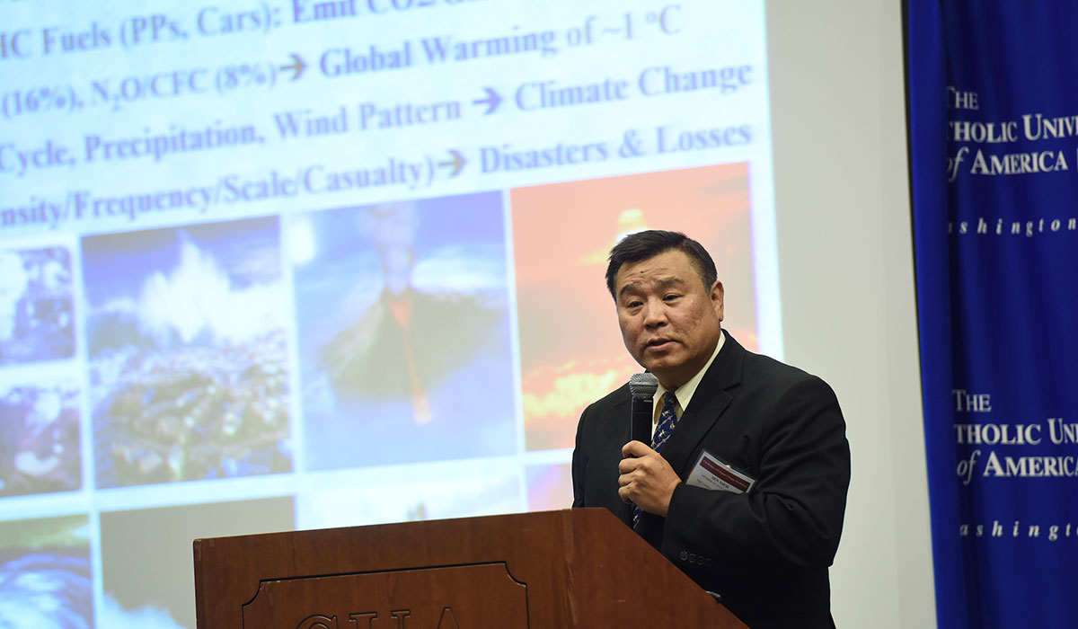 Climate Change workshop at Catholic University