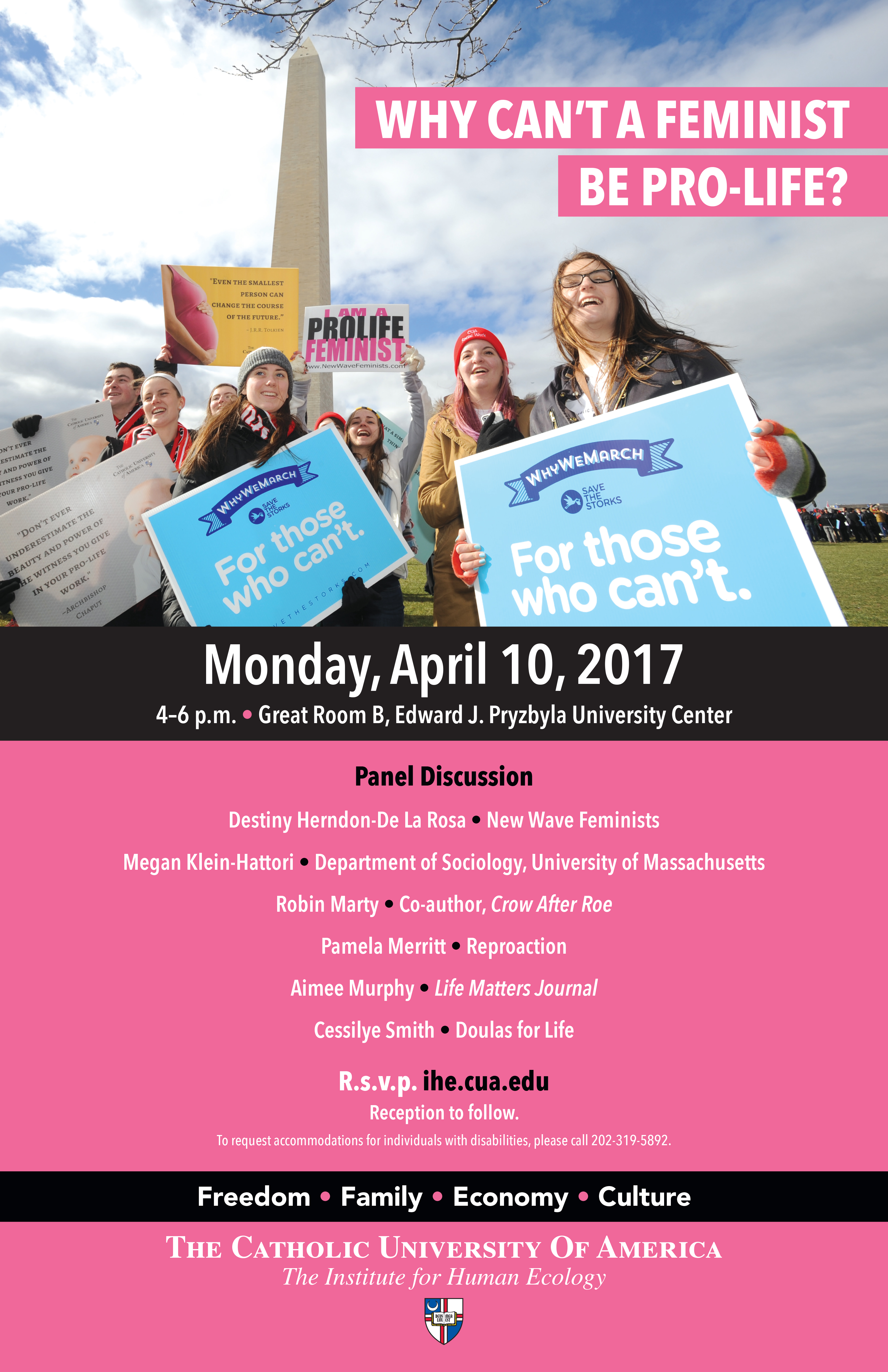 Pro-Life Feminism Flyer