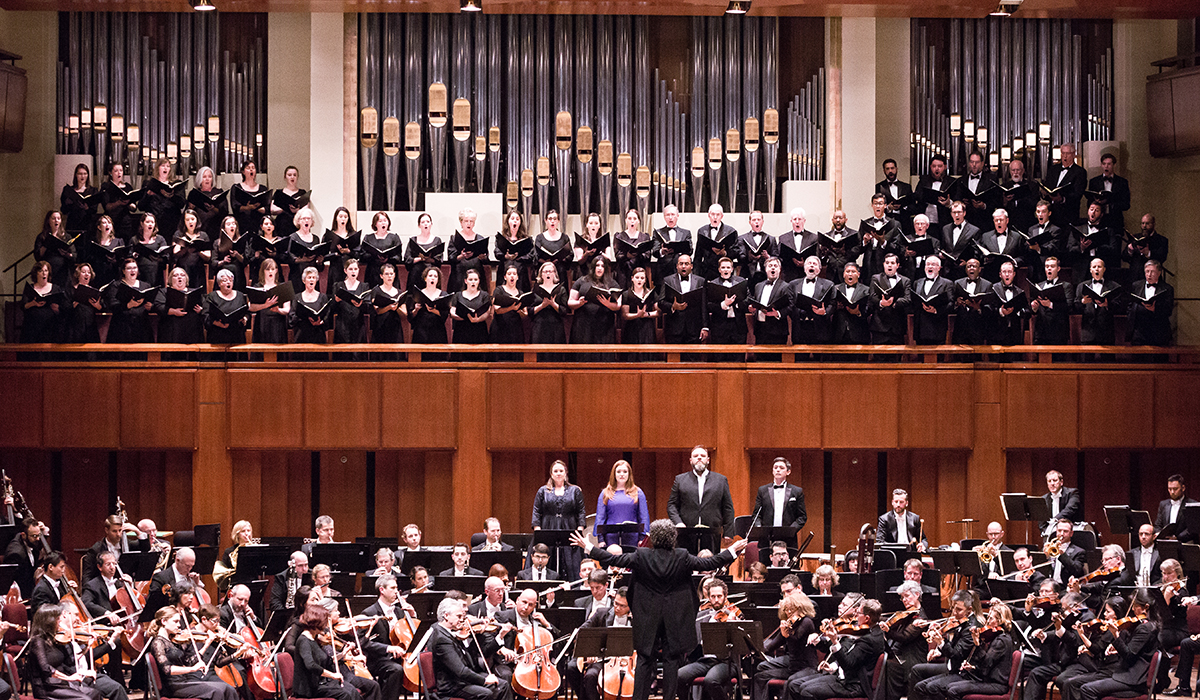 Choir Members Perform with World-Renowned Los Angeles Philharmonic