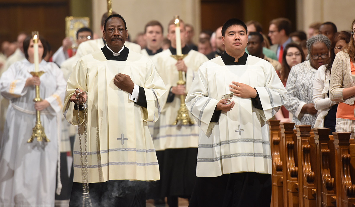 Mass of the Holy Spirit taking place in 2017