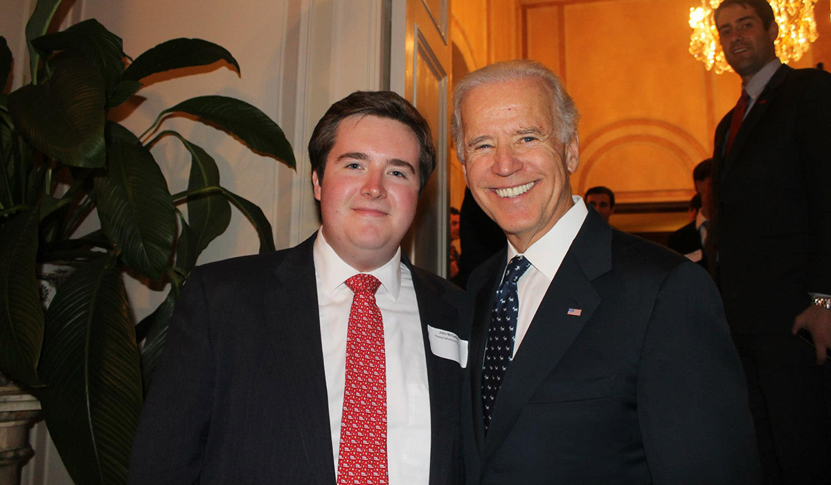 John McCarthy with Vice President Biden