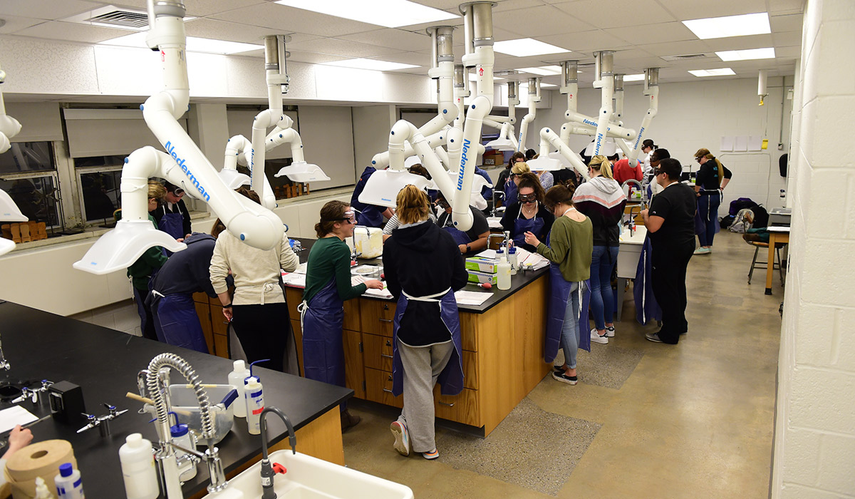 The new chemistry lab