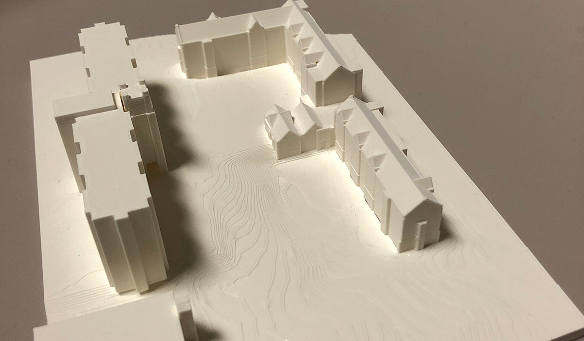 3D diagram of new residence hall
