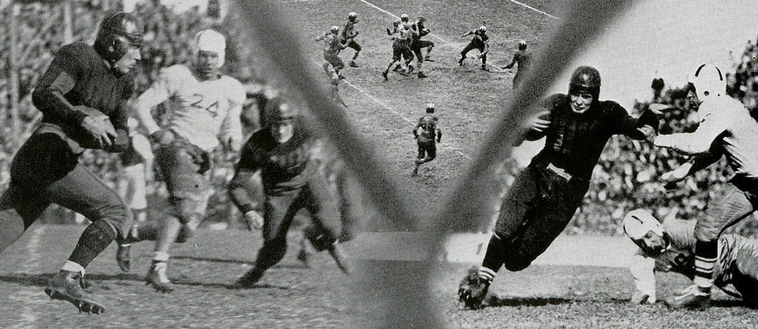 Football photos from 1936