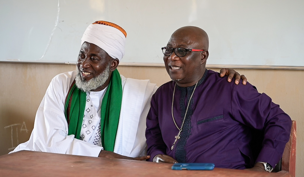  Imam Muhammad Nurayn Ashafa and Pastor James Movel Wuye, directors of Interfaith Mediation Centre 