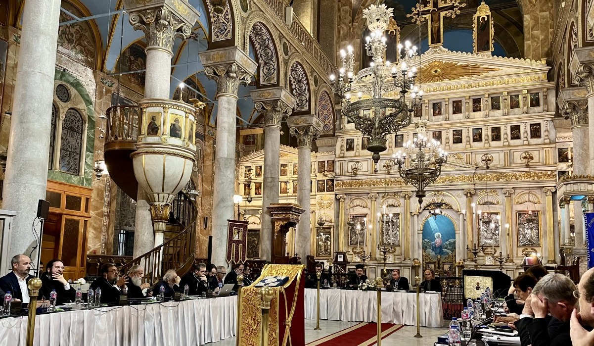 Members of the Joint International Commission for Theological Dialogue Between the Roman Catholic Church and the Orthodox Church gather for a session of the plenary meeting in Alexandria, Egypt. (Courtesy: Patriarchate of Alexandria)