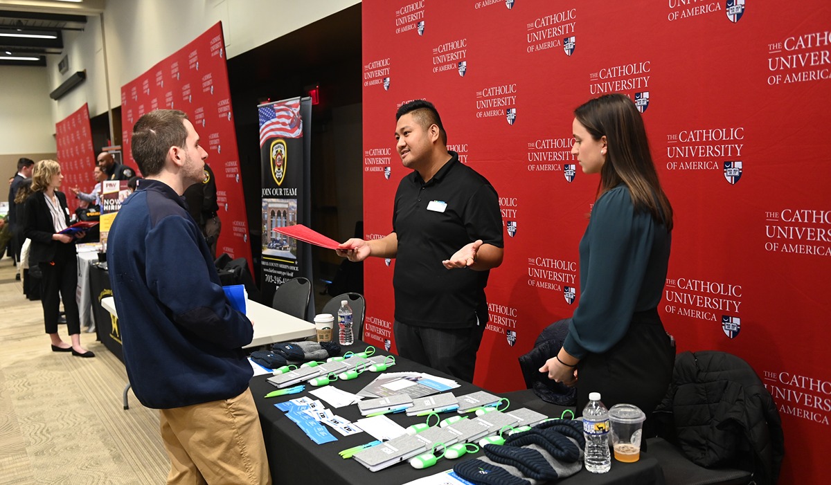 Top Employers Seek Out Catholic University Students at Career Fair