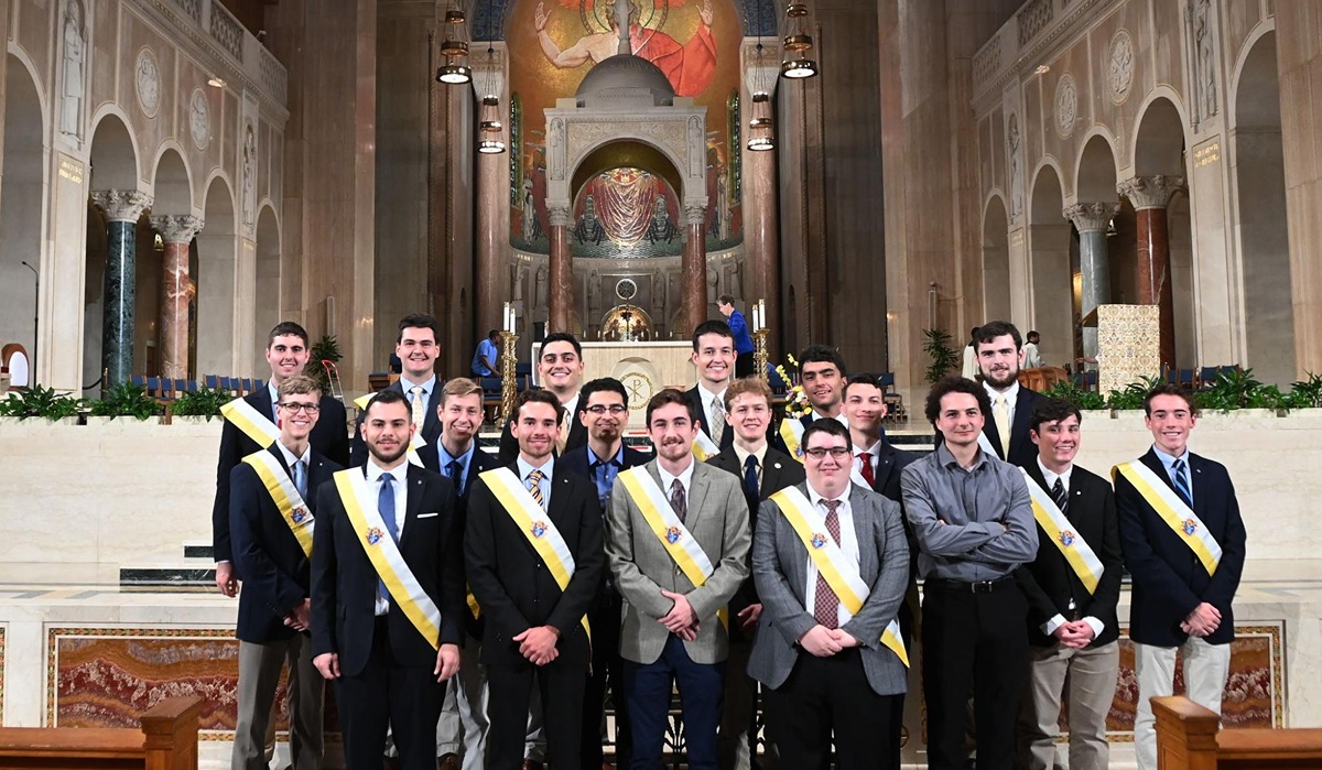 University’s Knights of Columbus Council Named Top in Nation