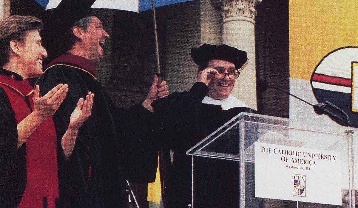 Remembering Bob Newhart: Beloved Comedian and Catholic University Speaker