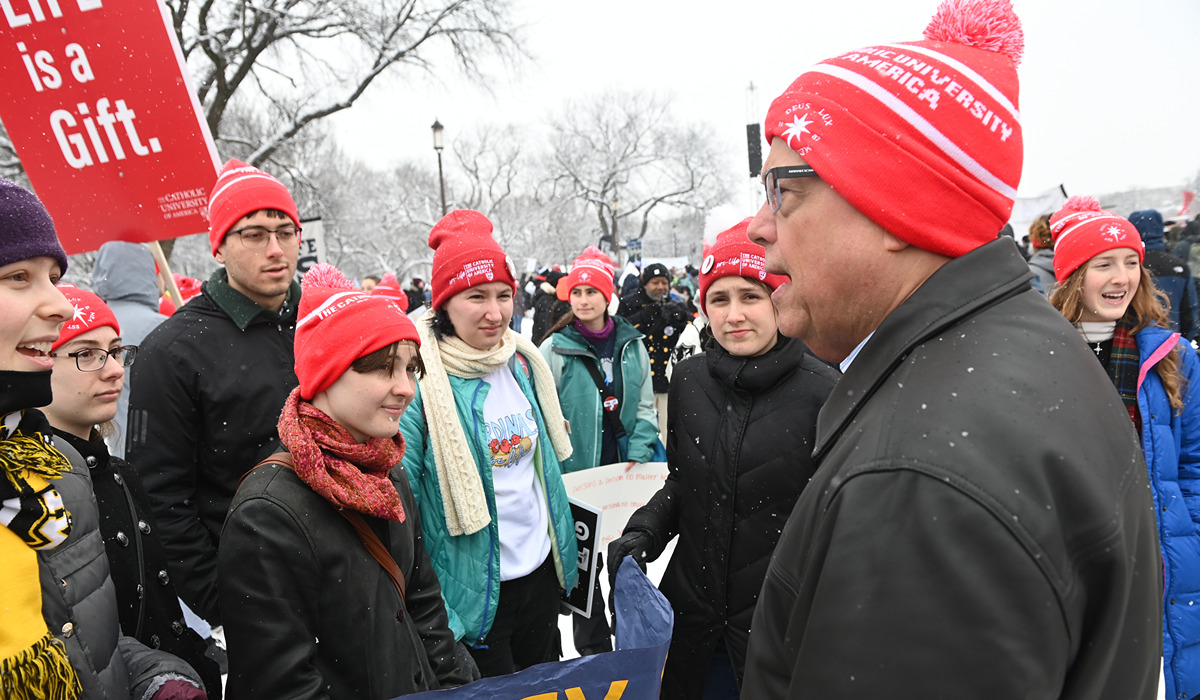 University’s Students Emphasize Dignity At March for Life