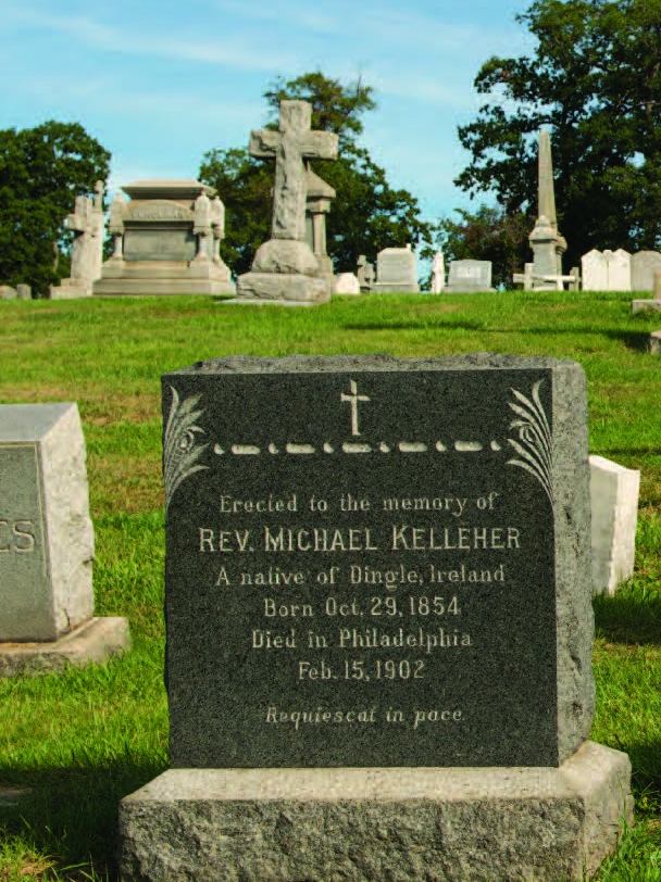 headstones in the cemetary