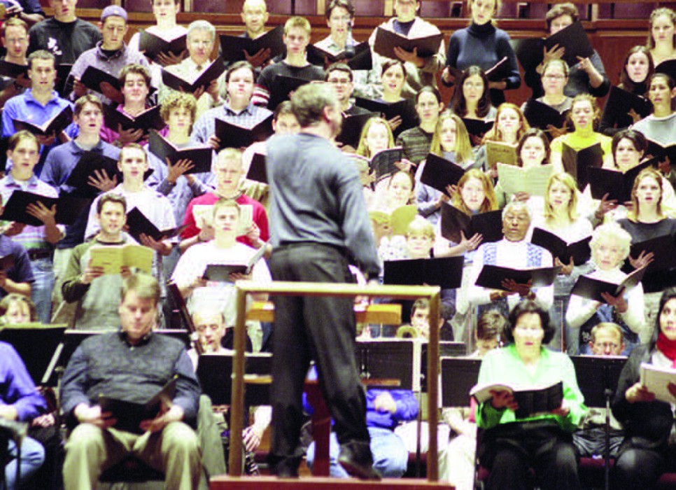 CUA Students performing at the Kennedy center