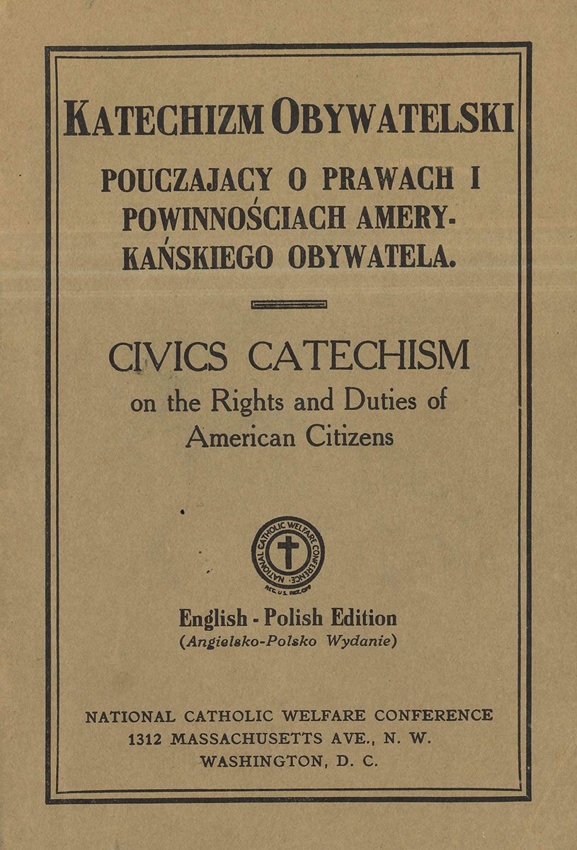 Cover of Civics Catechism on the Rights and Duties of American Citizens 