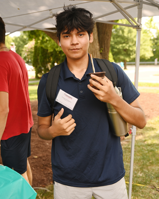 Headshot of Franco Campero at move in day