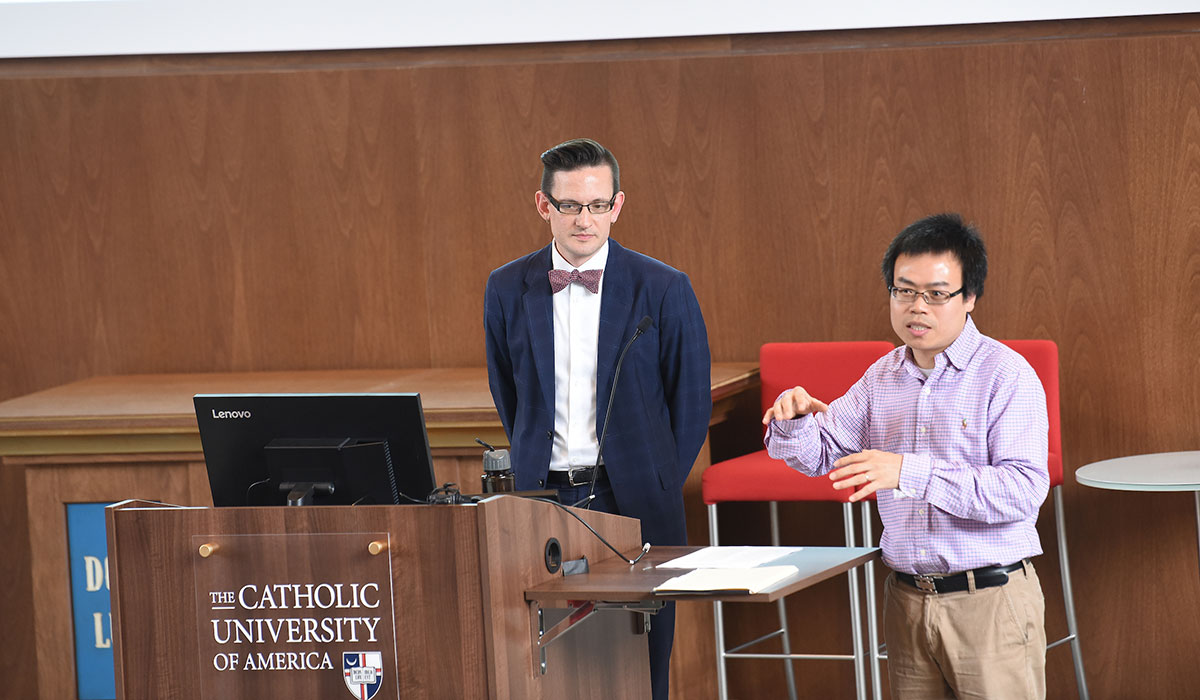 Two speakers present at Research Day