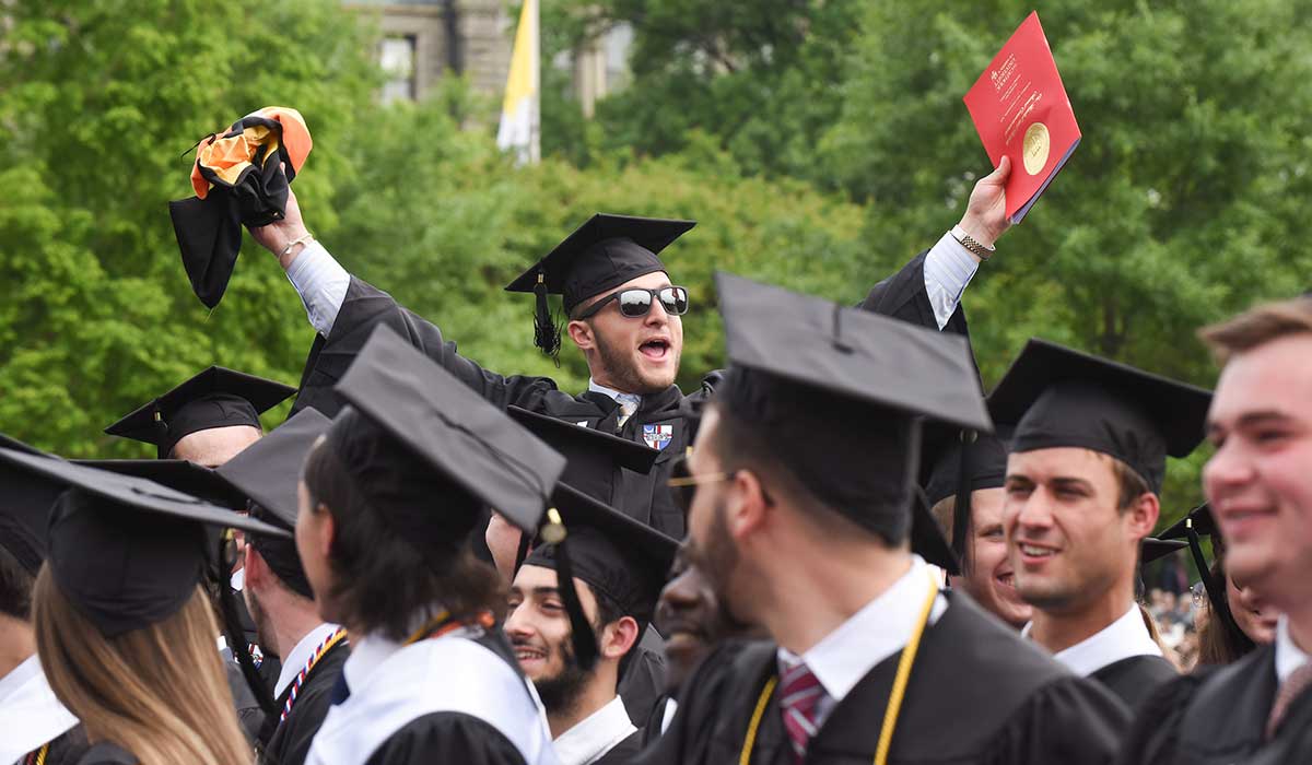 Image from commencement