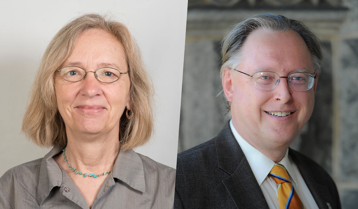 Dr. Robin Darling Young and Dr. Reinhard Huetter