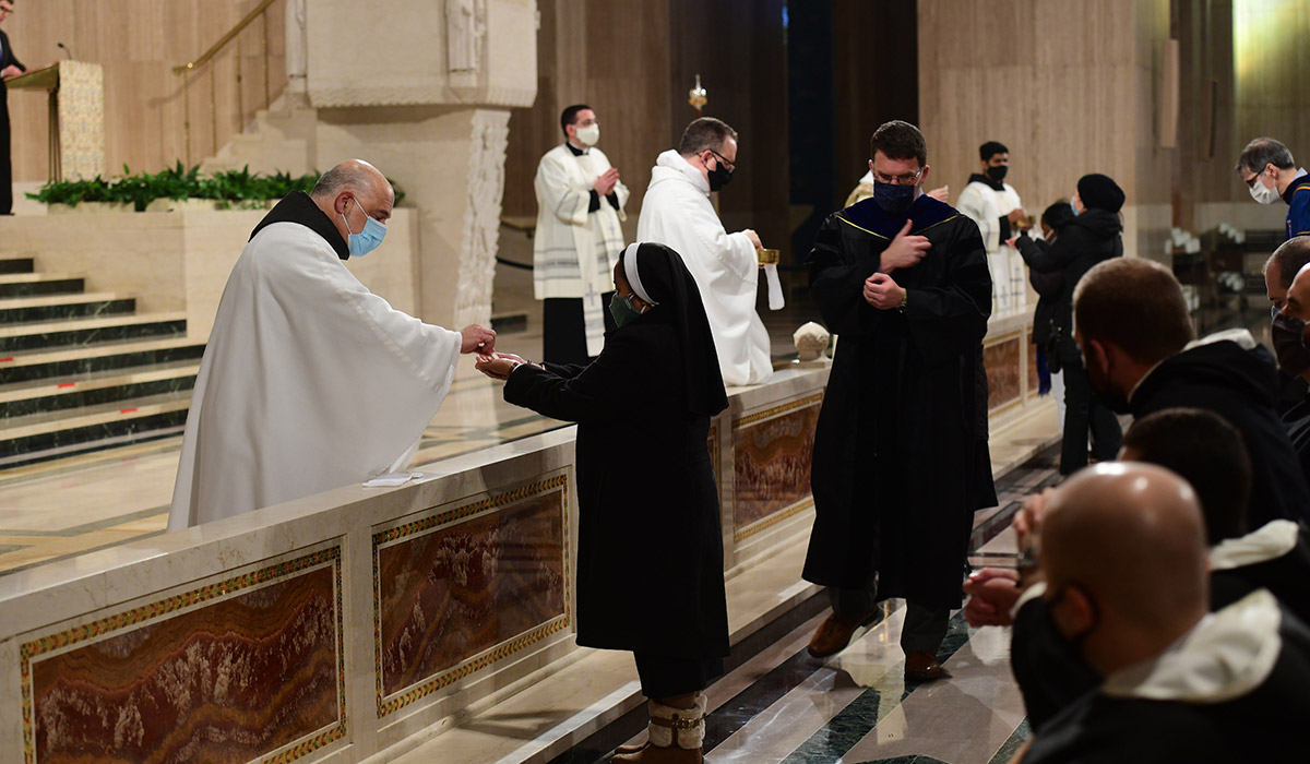 St Thomas Aquinas mass at the Bascilica